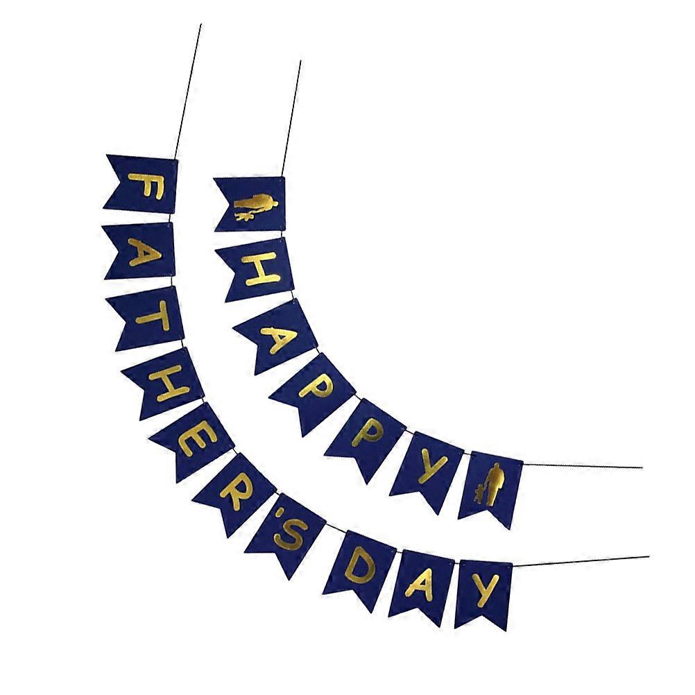 1 Set Father's Day Banners Festival Decorations for Home Hanging Adornment
