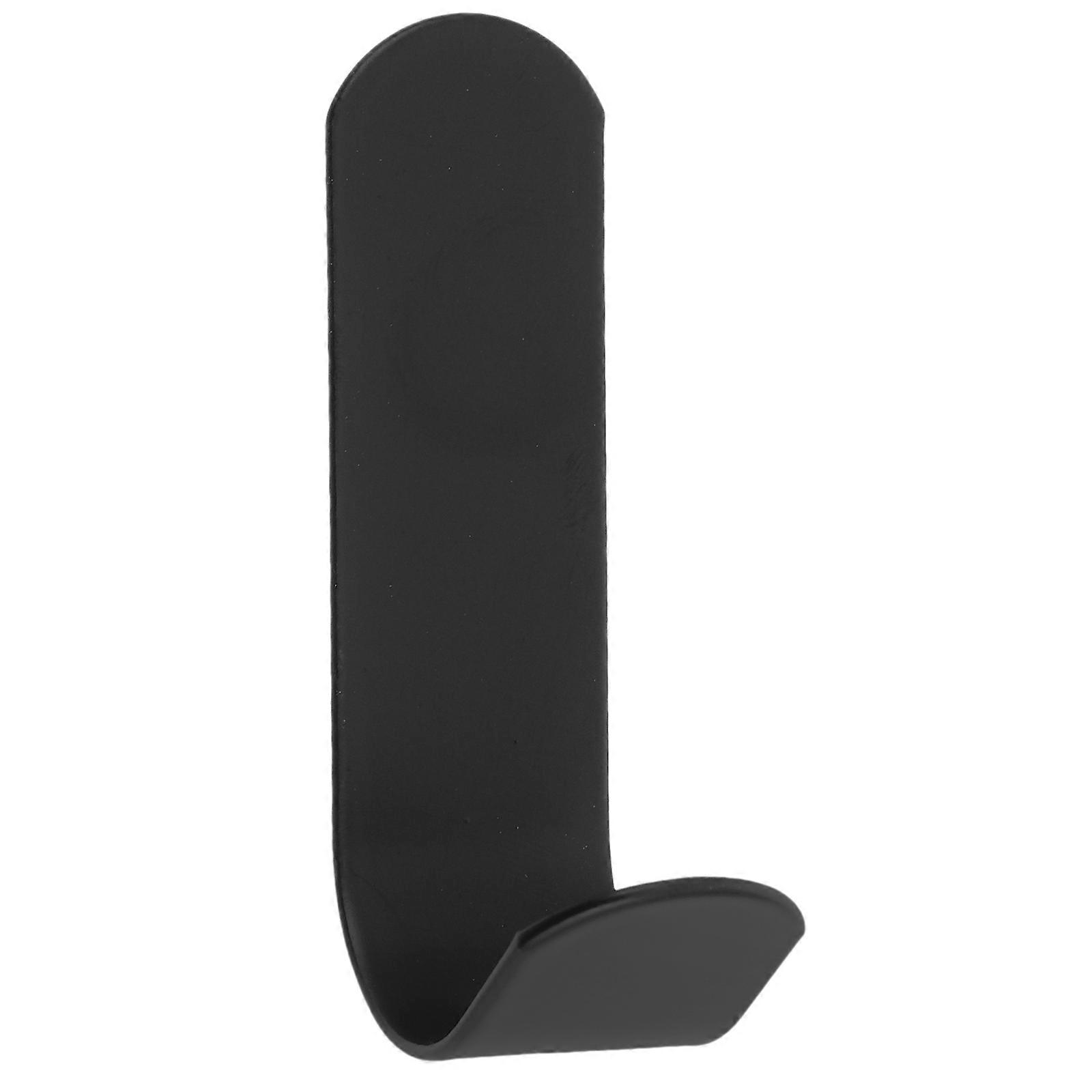 Key Hooks for Wall Single Prong Robe Hanger Home Decor Modern Style Black Color 1Pcs