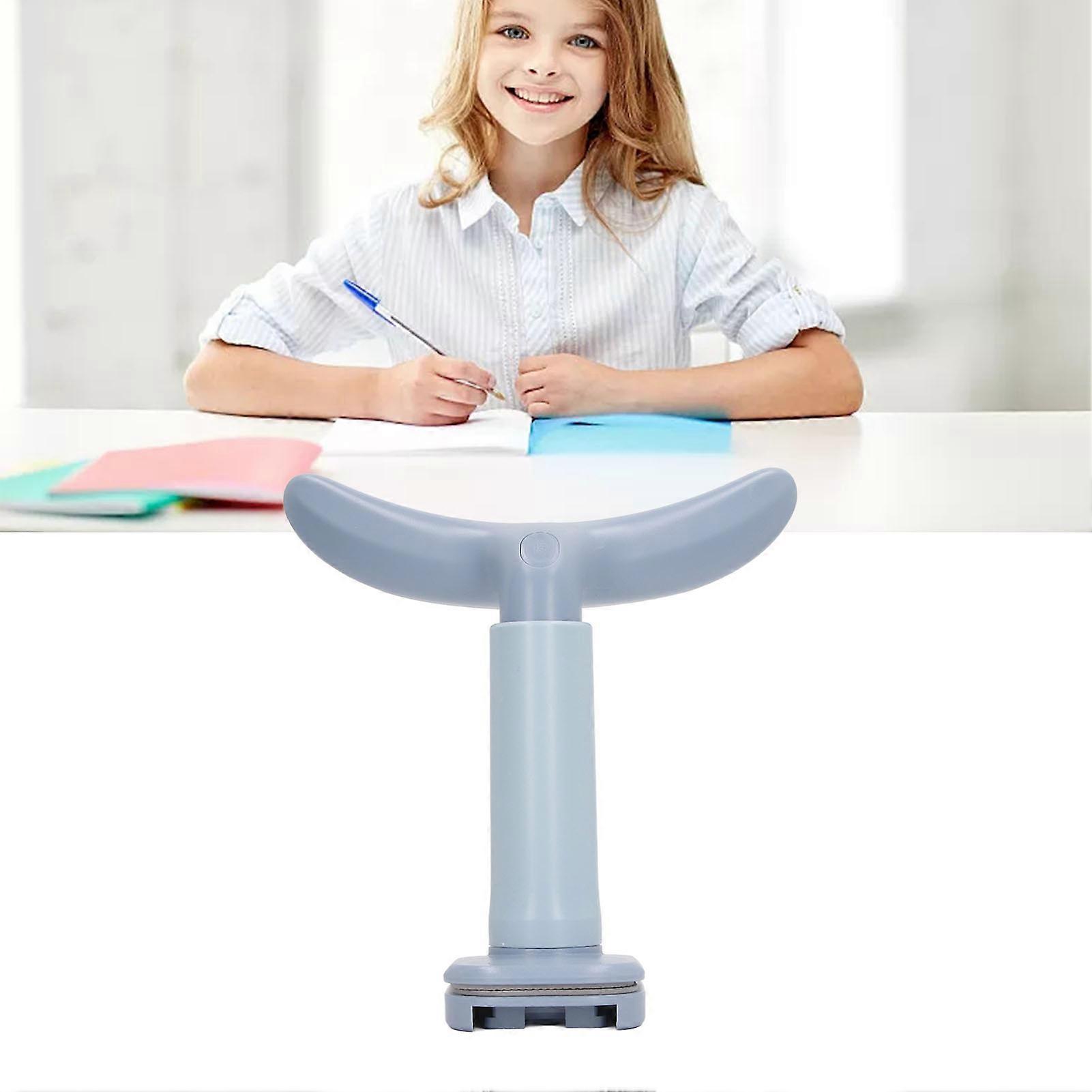 Sitting Posture Corrector Height Adjustable Students Vision Protection Writing Desk Posture Corrector Blue 