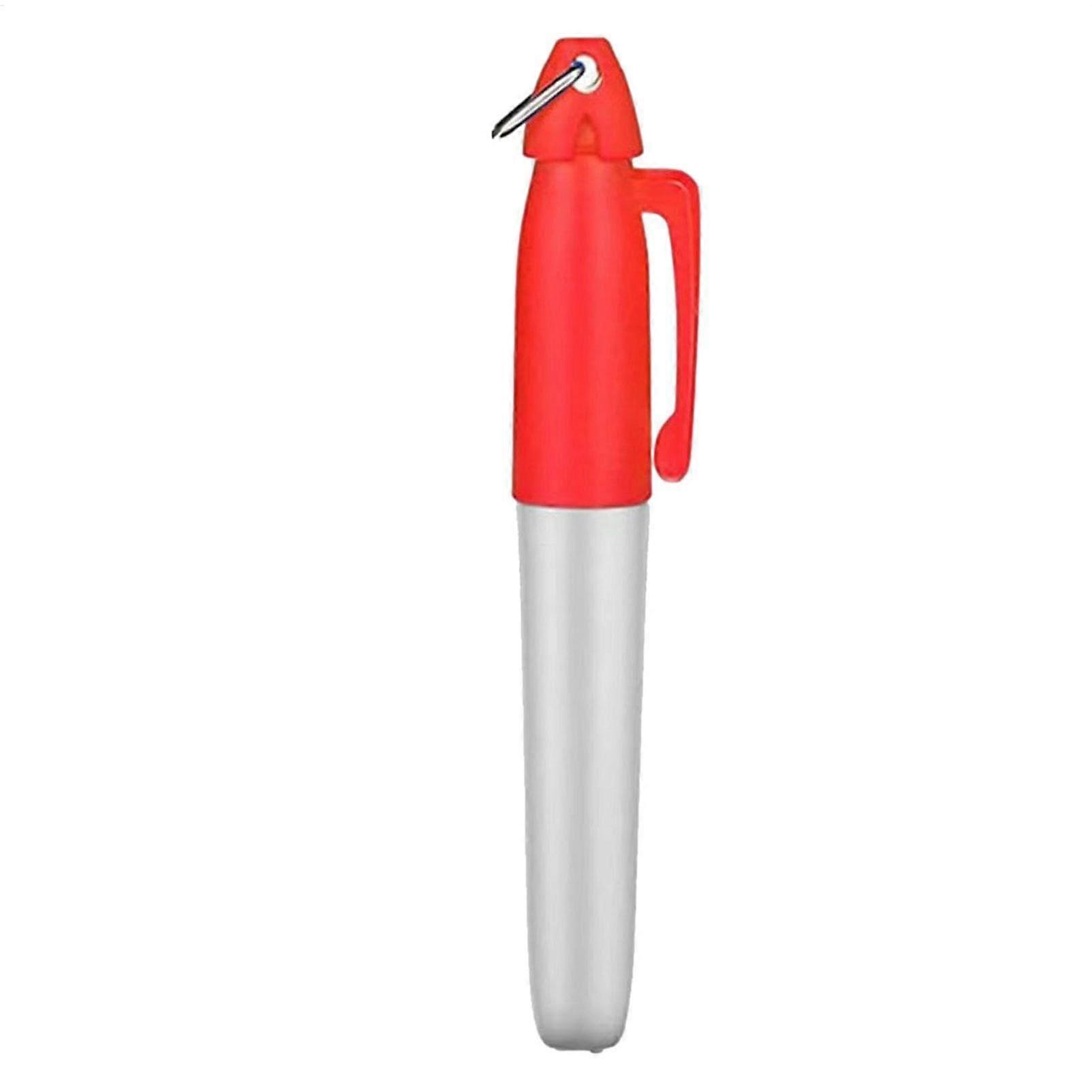 Golf Ball Marker Pen Golf Points, Alignment Kits, Precision (Red)