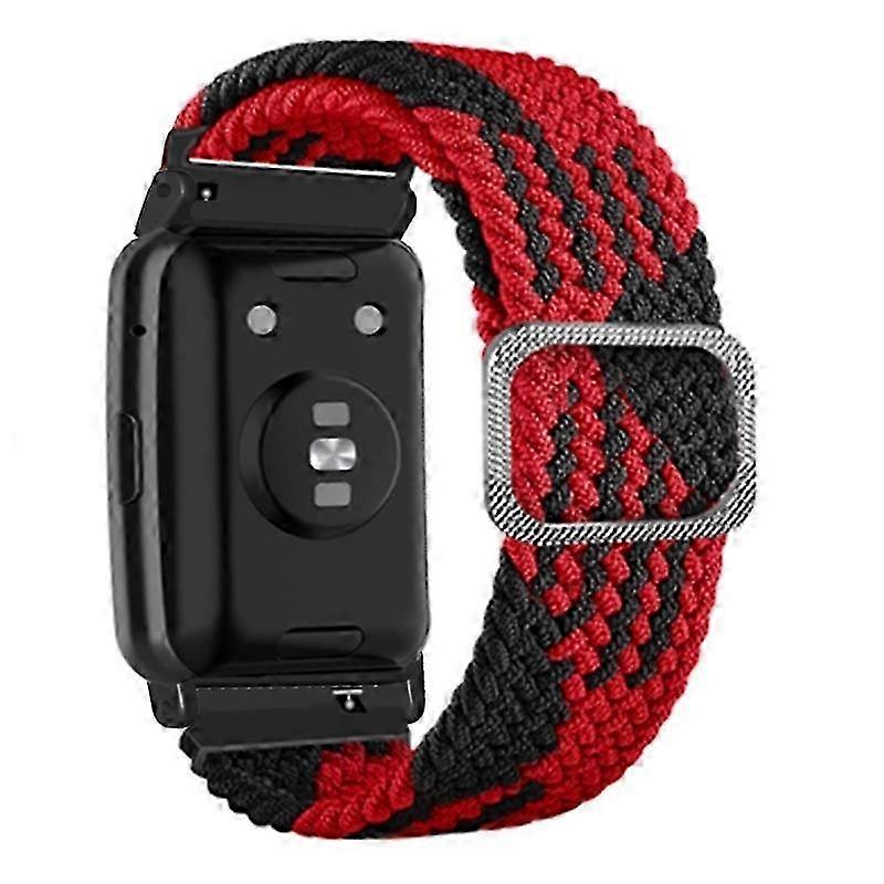 Nylon Braided Elastic Wrist Strap for Compatible Watch Models