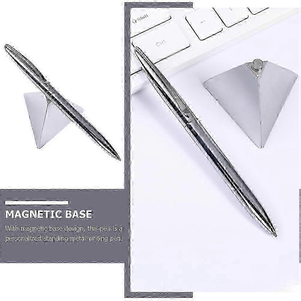 1 Set of Floating Writing Pen Office Desktop Writing Pen with Base Desk Accessory for Men hwy
