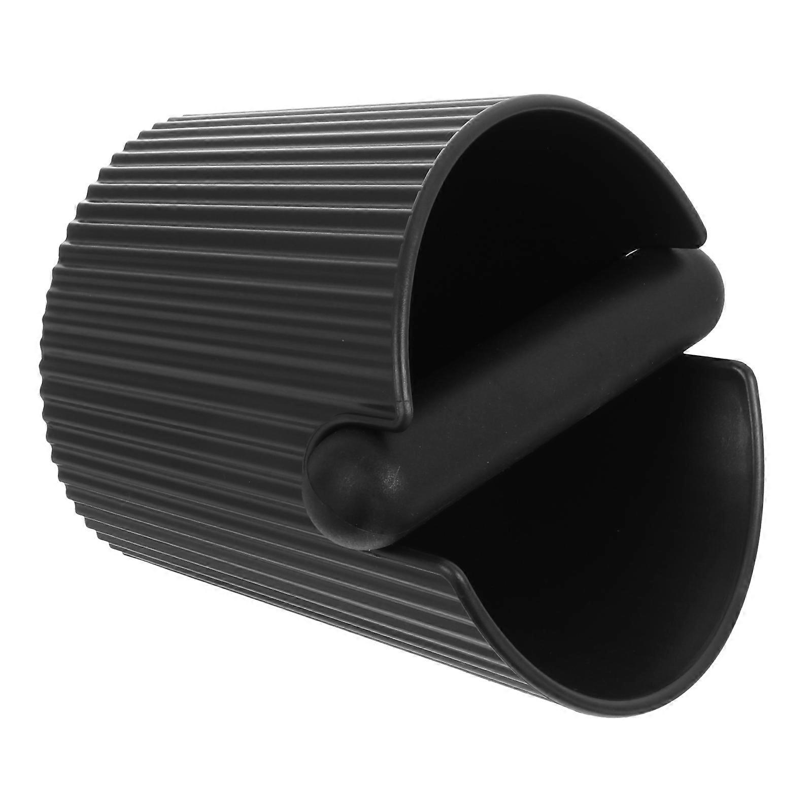 1pc Coffee Grounds Bucket for Cafe Black Waste Bin