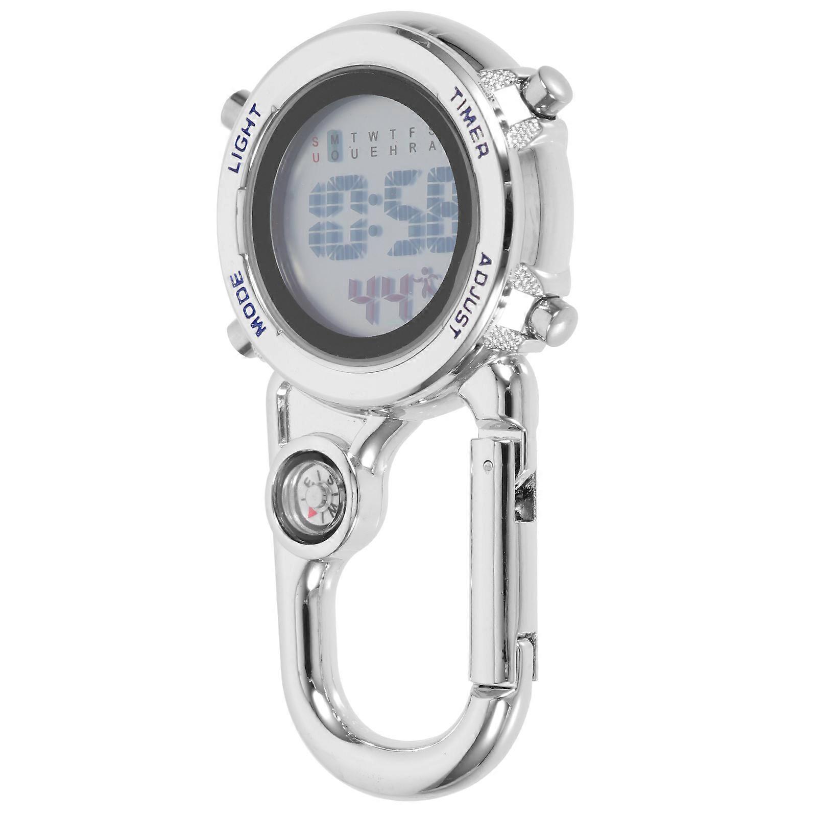 Here's a well structured product description and key features list for the **Multifunctional Outdoor Clip Digital Watch With Carabiner Clip, Durable