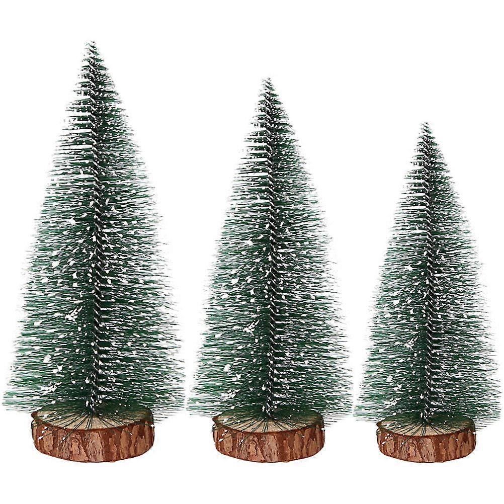 Tree Figurines Small Trees For Decoration Decorative Home Scene Layout 20x7x7cm 3Pcs