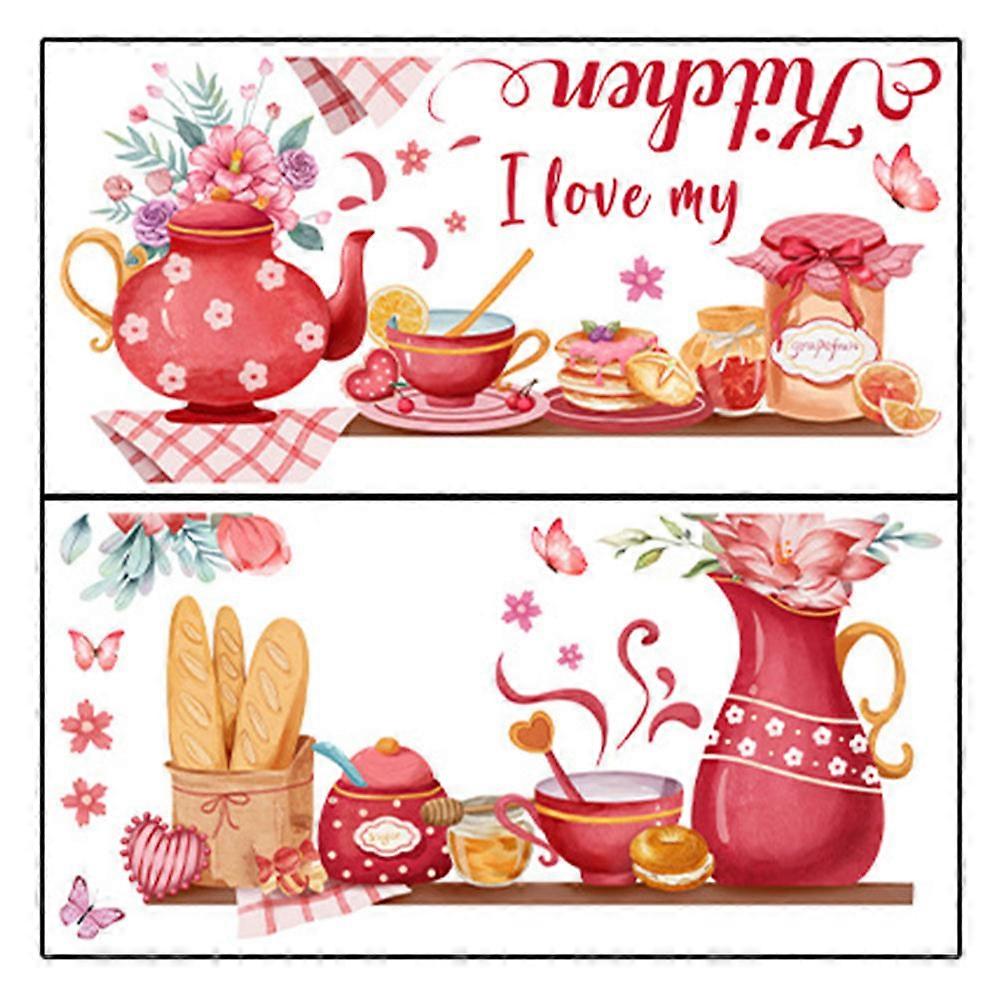Adhesive Kitchen Sticker For Living Room Decorative 23.58X11.79X0.04In 1Set