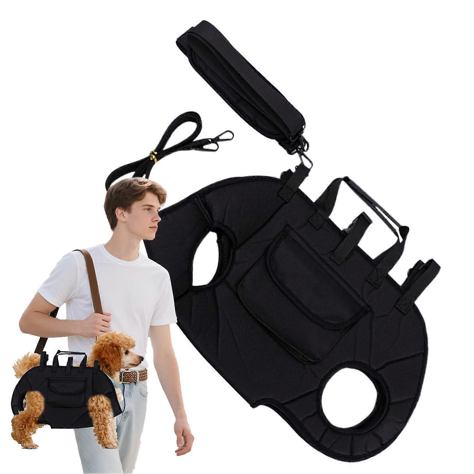 Small Pet Carrier  Travel Pet Bag Cat Carrier, Breathable Transport Bag with Shoulder Strap for Puppies, Walking, Hiking, Outdoor Camping, Large Dog