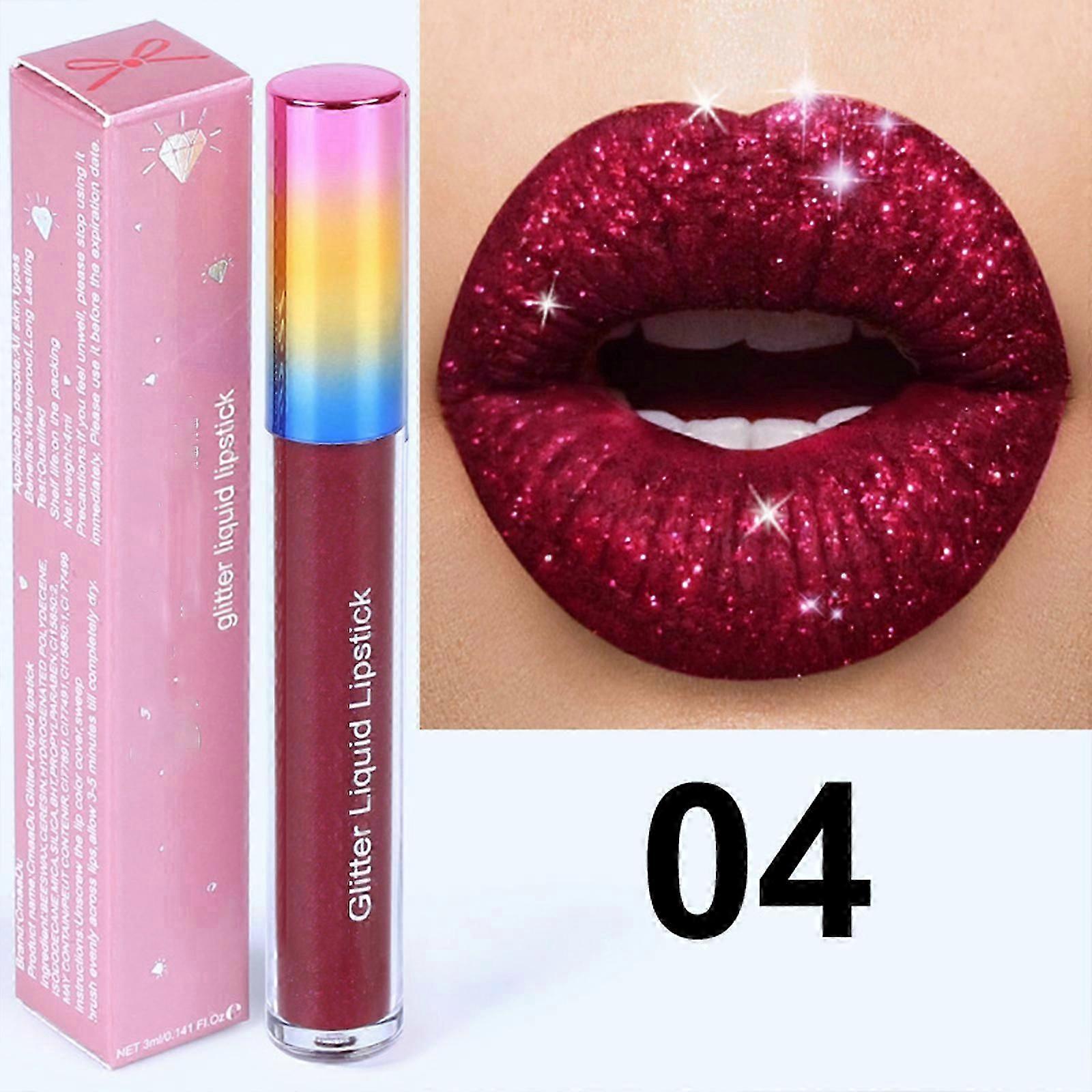Diamond Symphony Shiny Matte Metallic Lip Gloss Lipstick 06