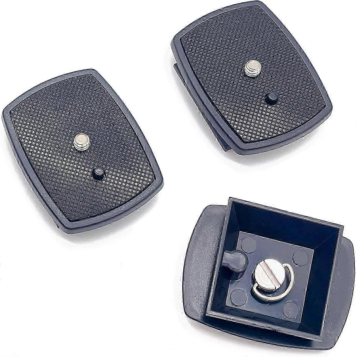 Quick Release Plate For Camera Gear, Multi-Device Support With Lightweight Design, Protects Base Against Damage For Professional Use (3 Pieces)