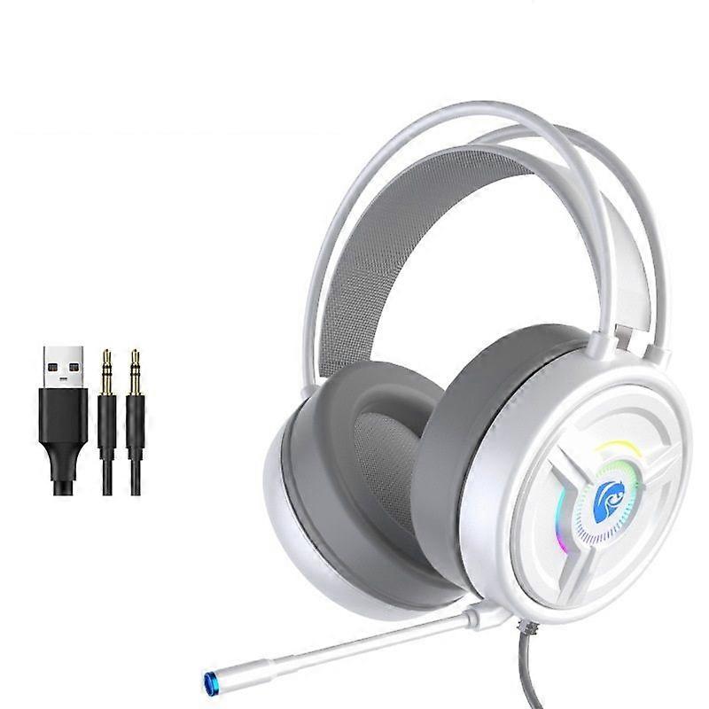 PANTSAN Headset With Microphone, Colour: 3.5mm White 3.5mm White