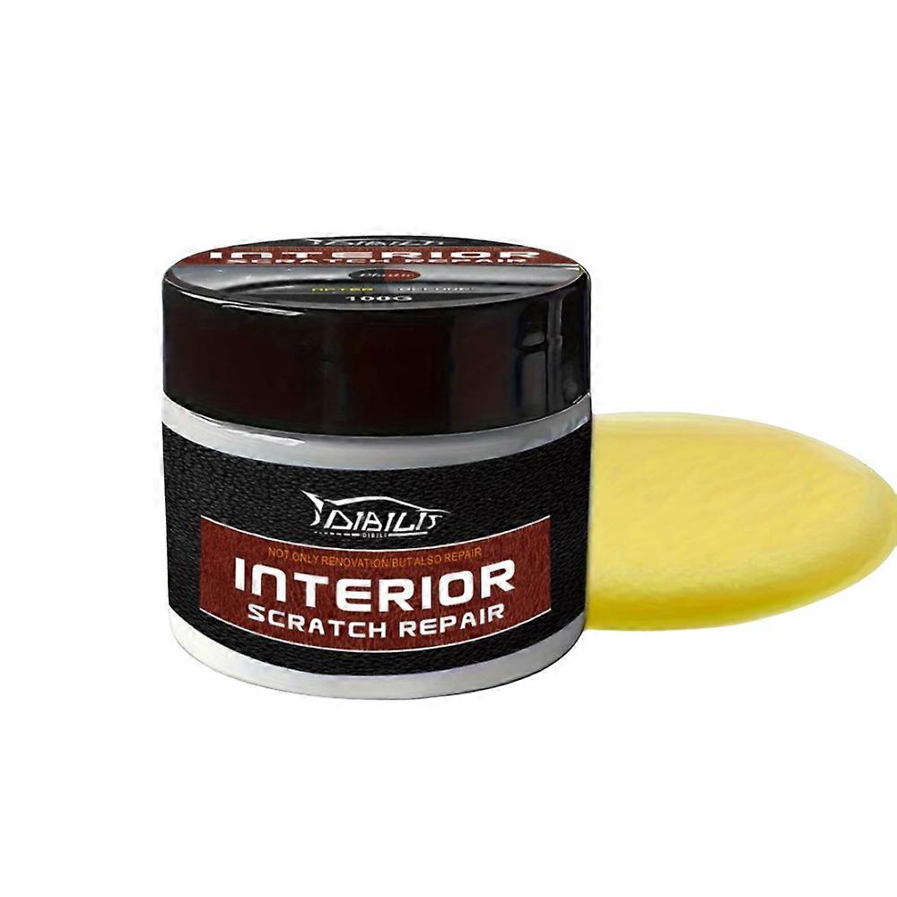 汽车内饰划痕修复套件仪表板和塑料修复霜，增强光泽清洁抛光保护光泽修复剂