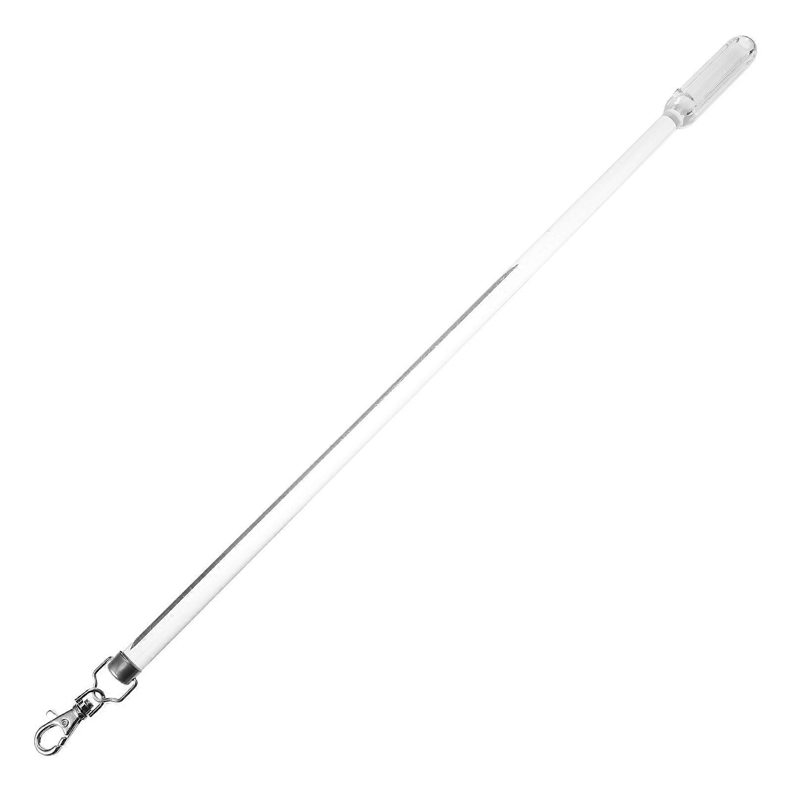 Acrylic Silver Curtain Pull Wand for Venetian Blind Practical Home Office Tool 7.5 inches