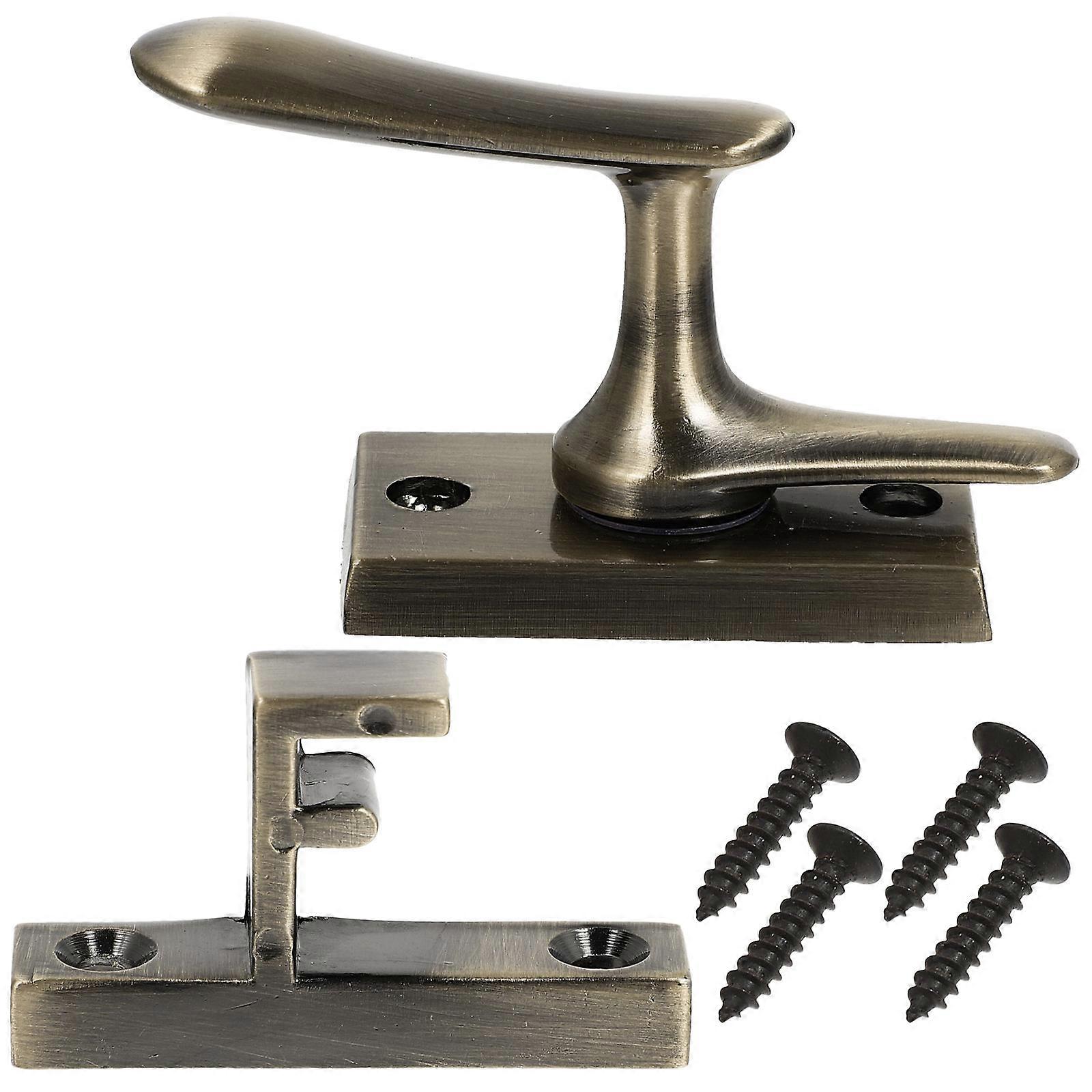 Safety Locks for Doors Zinc Alloy Rectangular Design Anti Rust Durable for Home Hotel Use 5 5X4CM 1Set