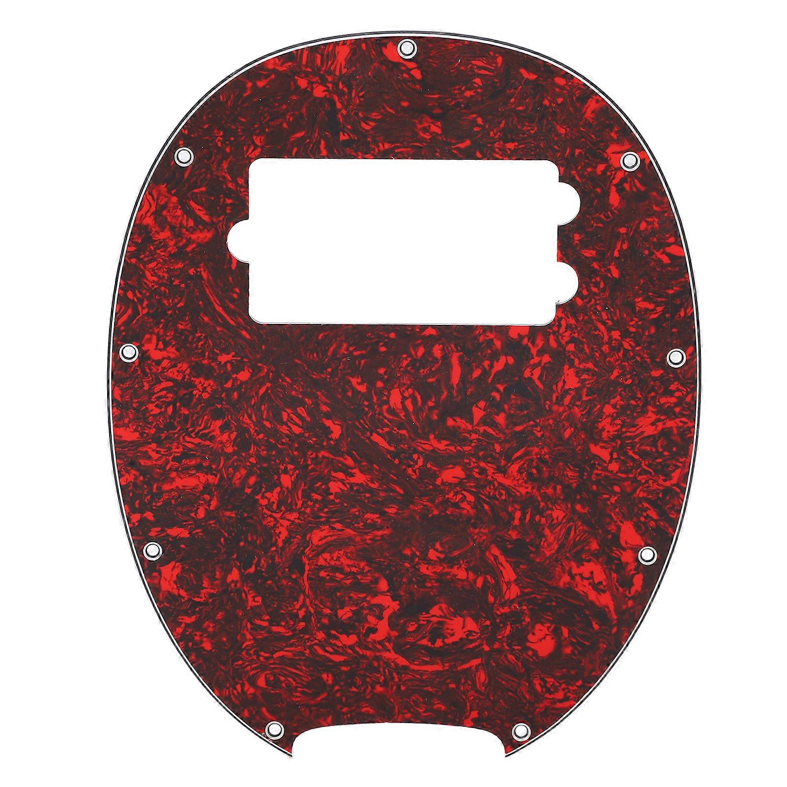 4 String Bass Guard Plate Plastic Scratch Pickguard Stringed Instrument Parts for Music Man MM2