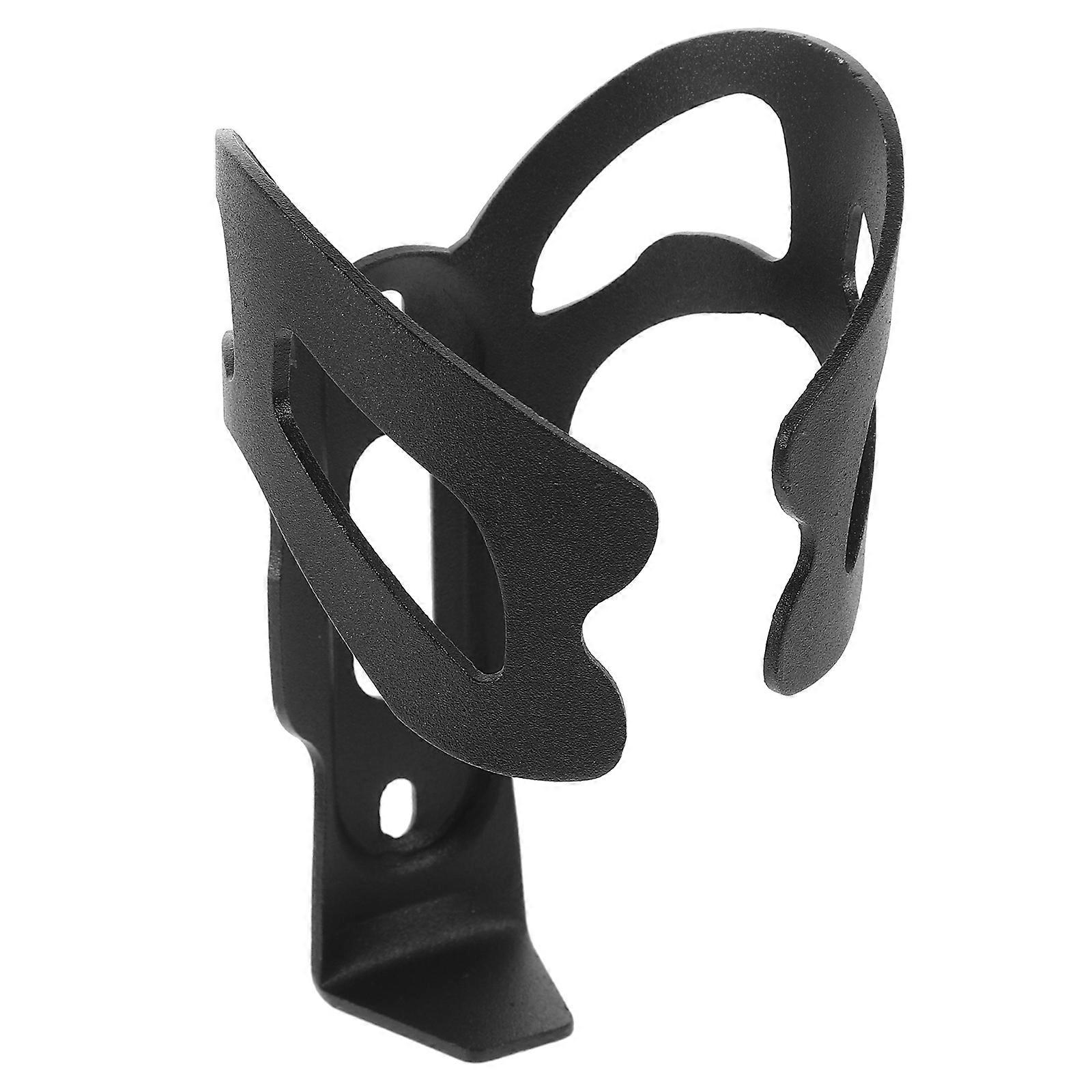 Bicycle Bottle Holder Metal Drinking Bottle Holder Safety For Outdoor Enthusiasts 4.91X3.14X3.14in Black 1Set
