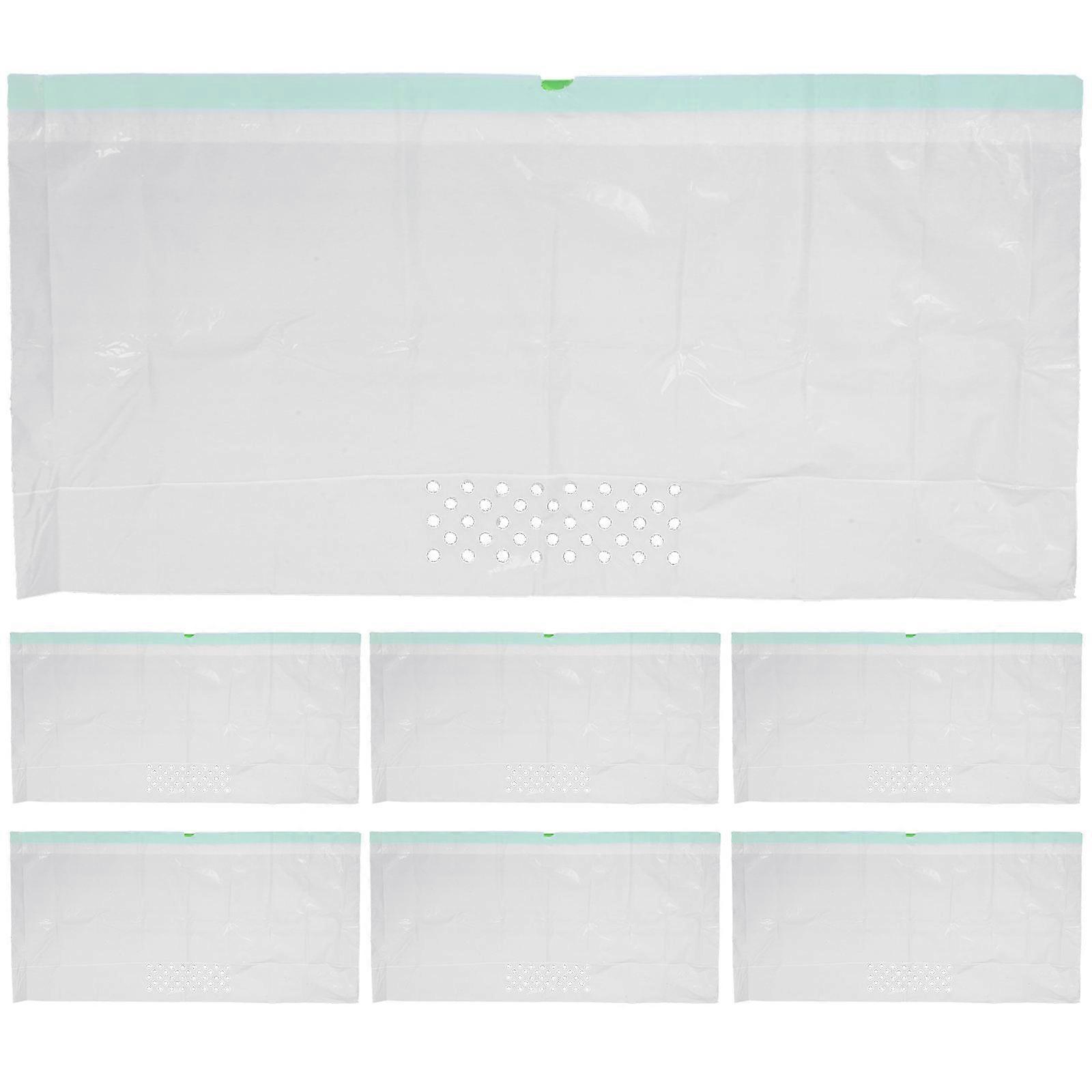 7pcs Cat Litter Supplies Filtering Pouch For Easy Litter For Cat Owners White
