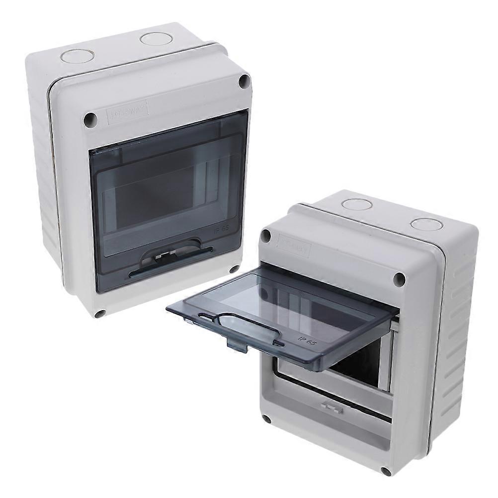 White ABS PC Material Electrical Distribution Box for Power Junction Protection in Various Settings 5 Way