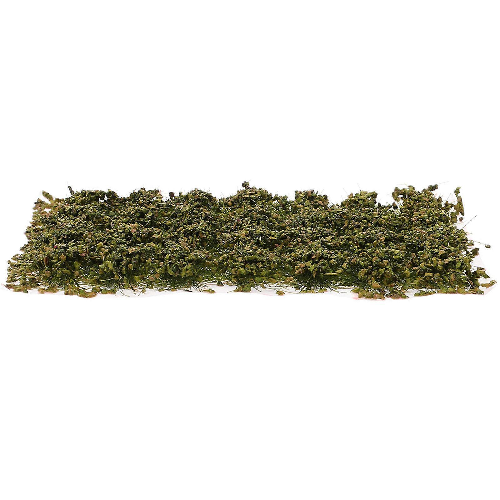 Artificial Grass Modeling Simulated Grass Cluster Diy Craft Military Scene Decor Olive .50X6.00X0.20CM Refined Design 1 Box