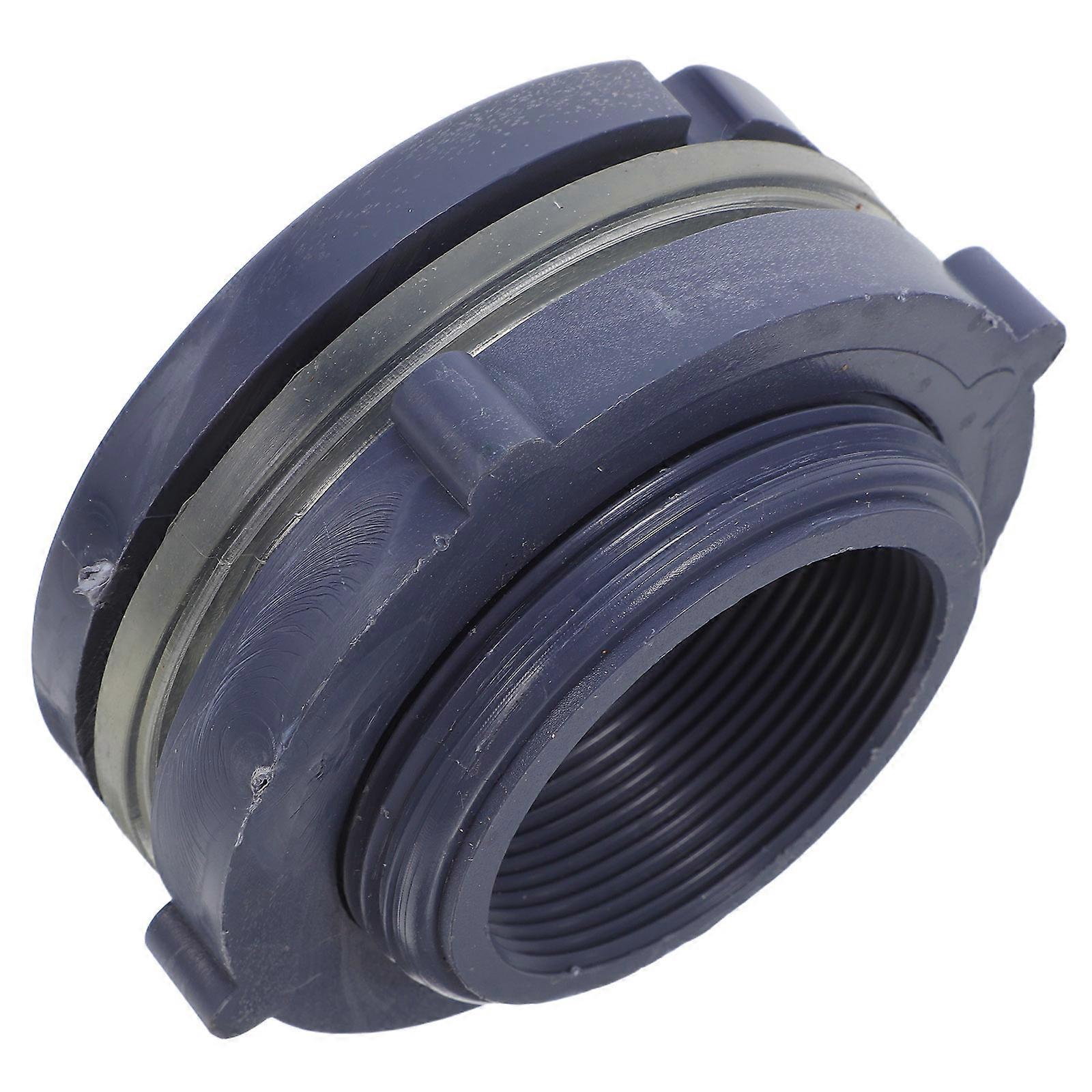 PVC Connector for Water Tanks, Hose Fitting for Rain Barrels, Efficient Water Management, Leak Proof Design for Home and Garden