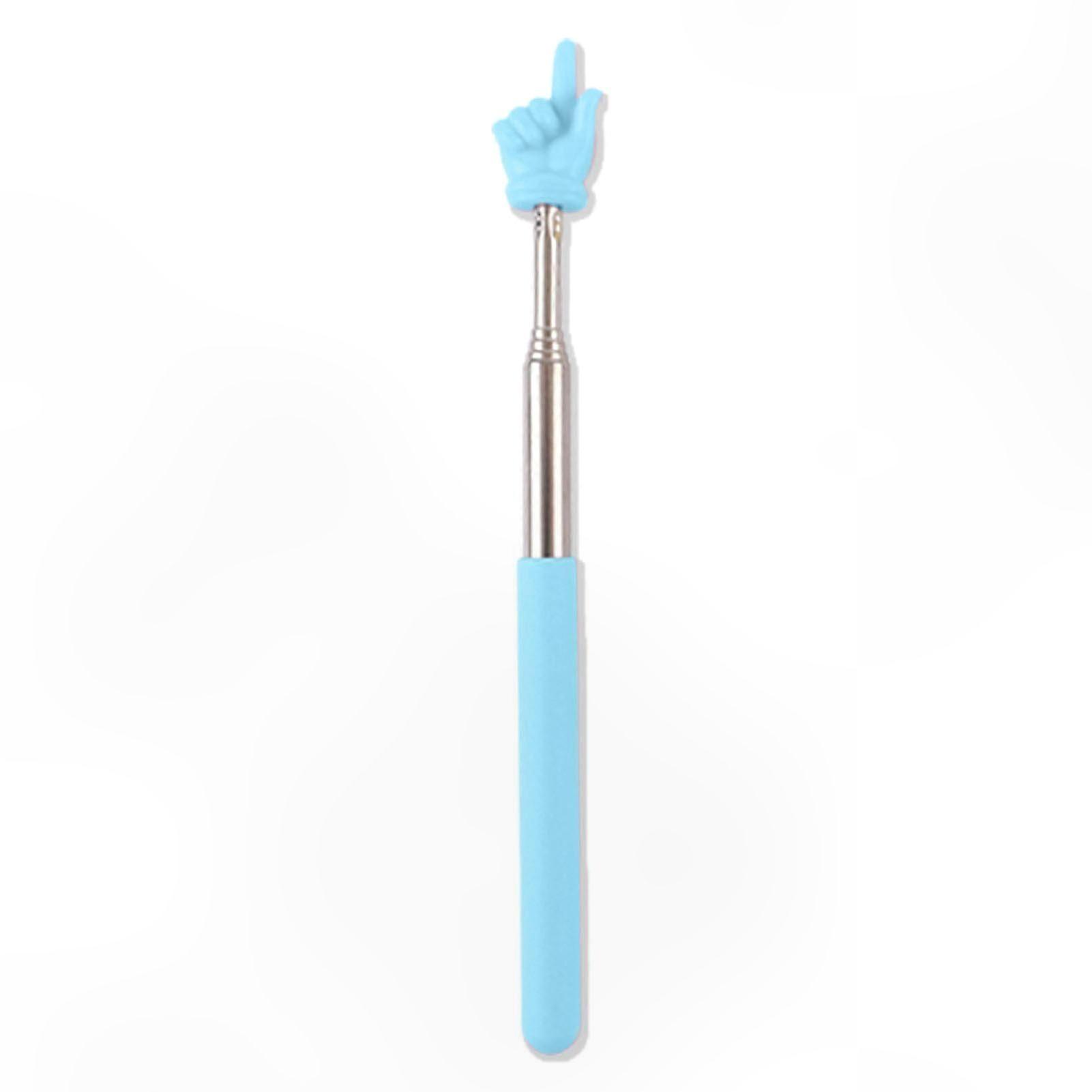 Retractable Stainless Steel Pointer with Frosted Handle for Teaching and Presentations