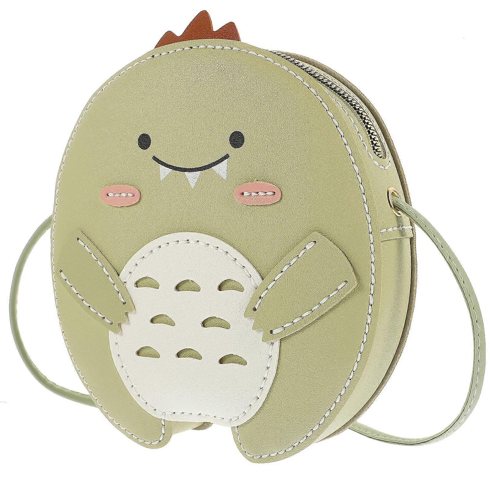 DIY Bag Knitting Kit Handmade Material for Parent-Child Interaction Green 5X18X20CM 1Set