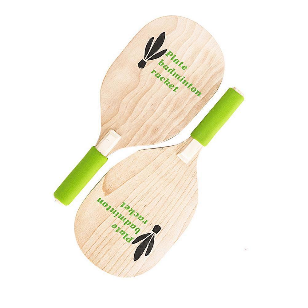 Lightweight Beach Racquet Set For All Ages Enjoying Outdoor Activities 38 X 17 X 2Cm 2Pcs