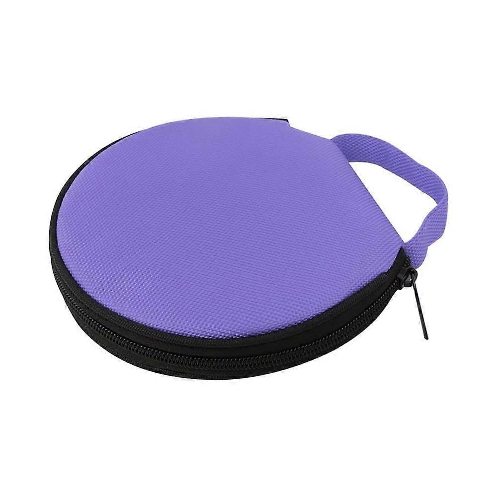 Portable CD Case with Zipper, Storage Bag for Discs, 3pcs Purple