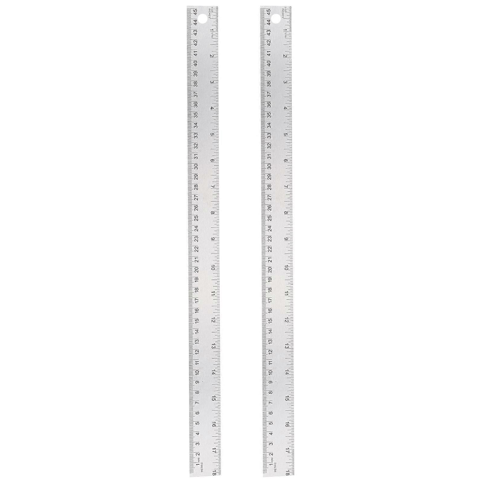 The **"2pcs Cork Backing Ruler Straight Measuring Tool With Graduations For Office School Engineering And Drafting Needs"** is a practical and