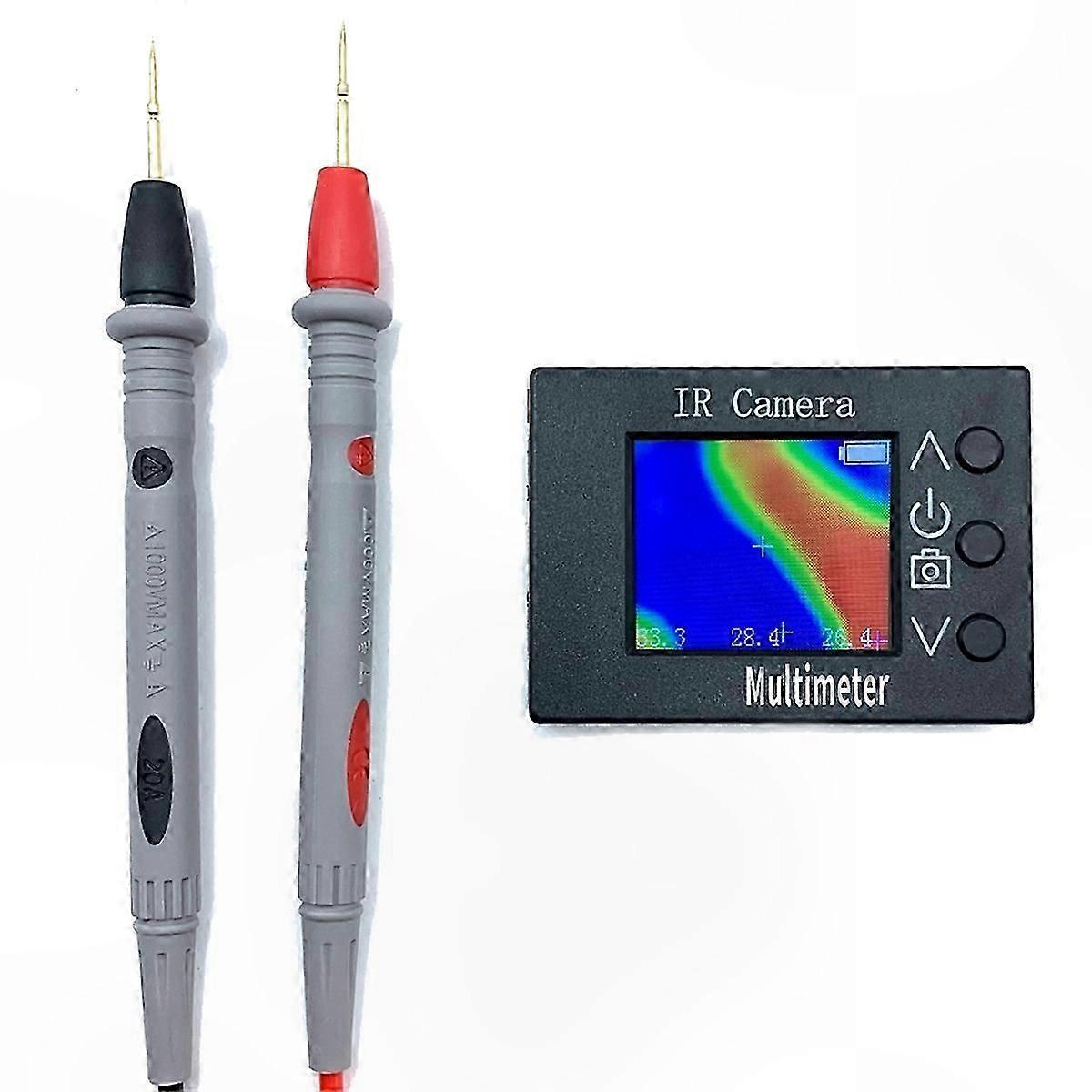 Infrared Thermal Camera Multimeter with 32x24 Resolution & Digital Display