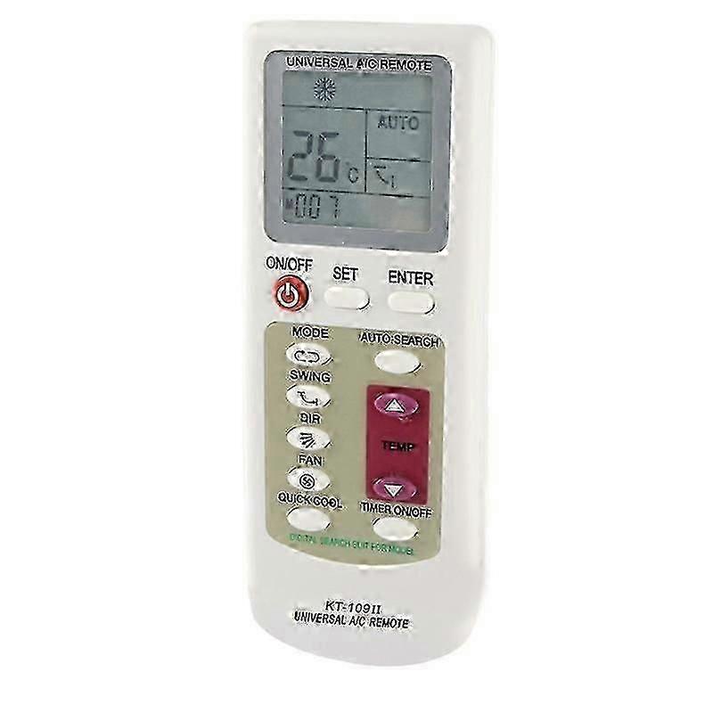Universal Air Conditioner IR Remote Controller(White)