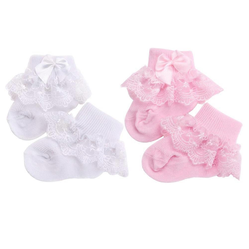 Infant Socks with Lace, Designed for Warmth and Style in Cooler Weather Conditions