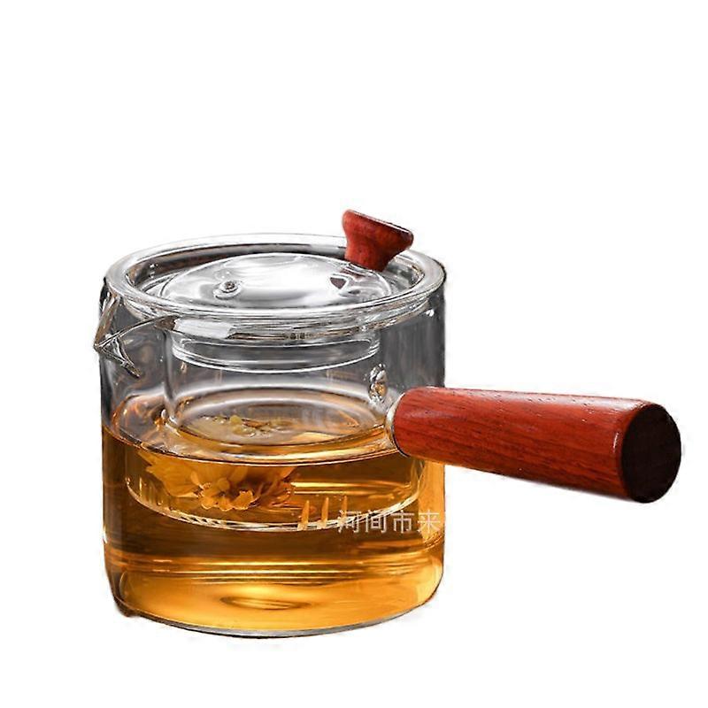 Glass Side Handle Teapot Large Capacity Thickened Heat Resistant Tea Pot Home