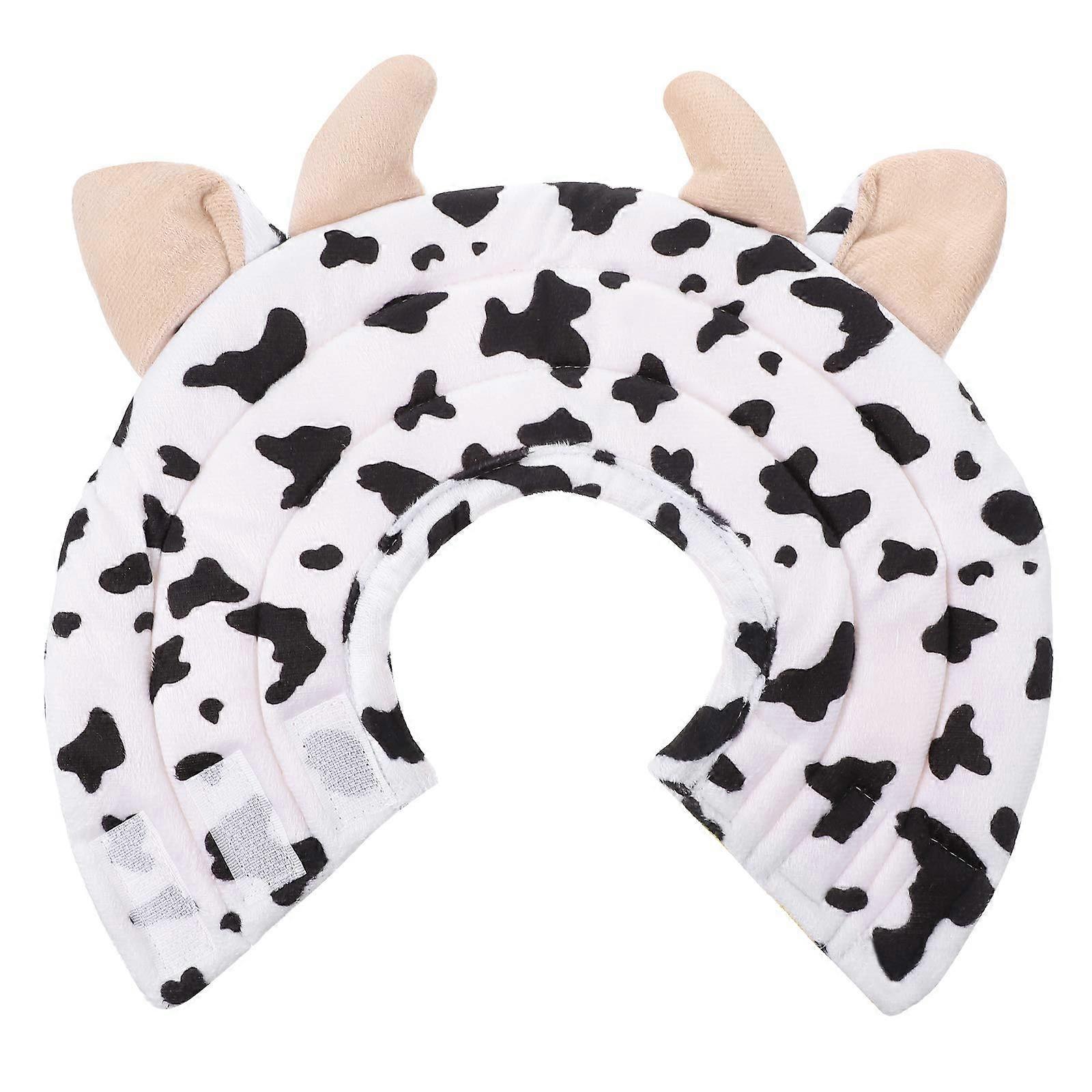 Plush Cotton Soft Dog Collar for Cat Surgery Recovery, Cute Decorative Accessory, Adjustable Size, Durable Material