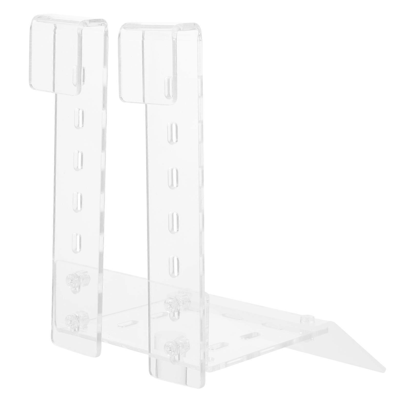 Transparent Acrylic Turtle Basking Platform for Pet Use Suitable for Reptiles 9.84 x 5.91 x 1.97 inches