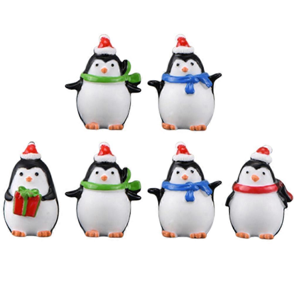 It sounds like you're referring to a product listing for **Christmas miniature penguin figurines**. Here's a breakdown of what this product might