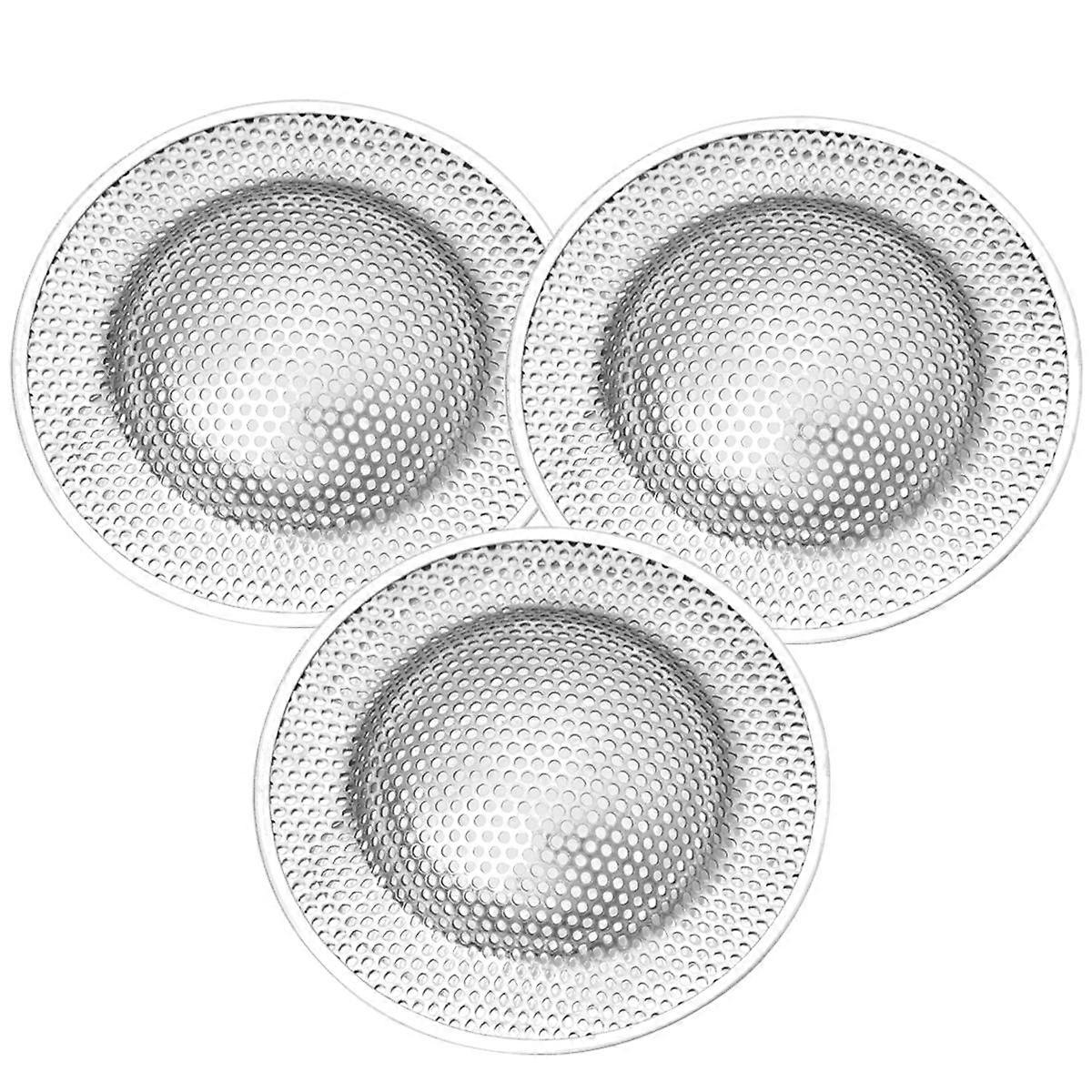Anti-Clogging Filter 3Pcs Silver Kitchen Filter for Home Use with Easy Install