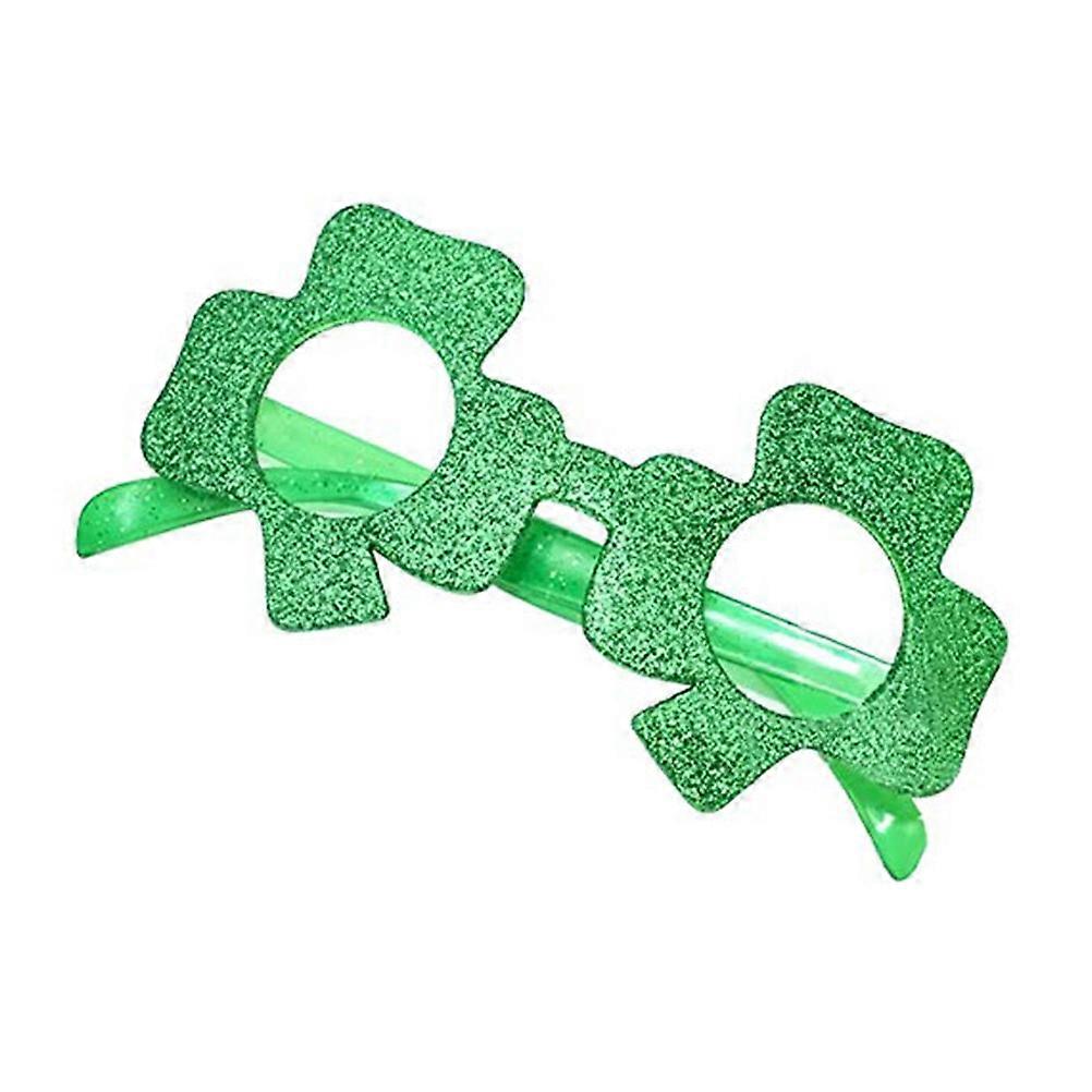 Classic Design St Patrick'S Day Headband Set 6Pcs Clover Hair Eyeglasses Ideal For Party Celebration