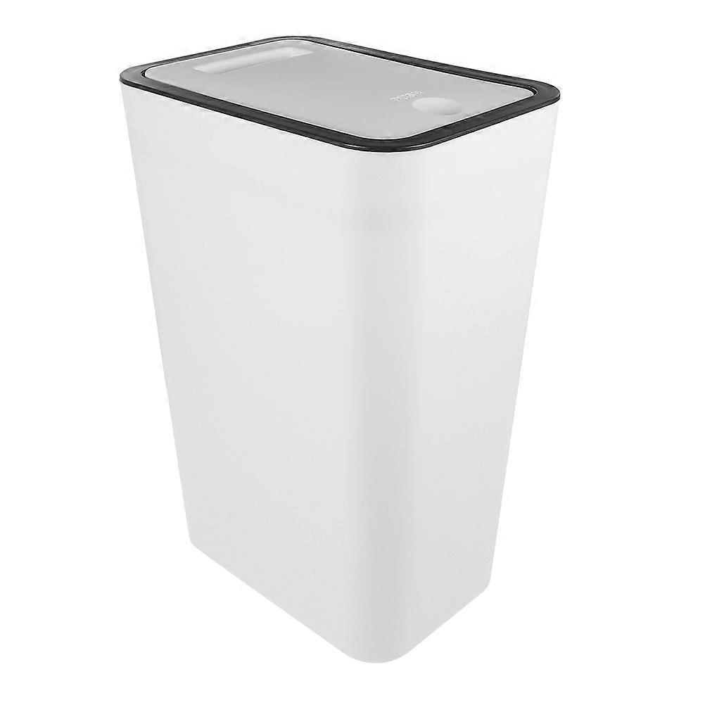 Simple Design Rectangular Trash Can For School Use In Household Environments With Space-saving Features 1Set