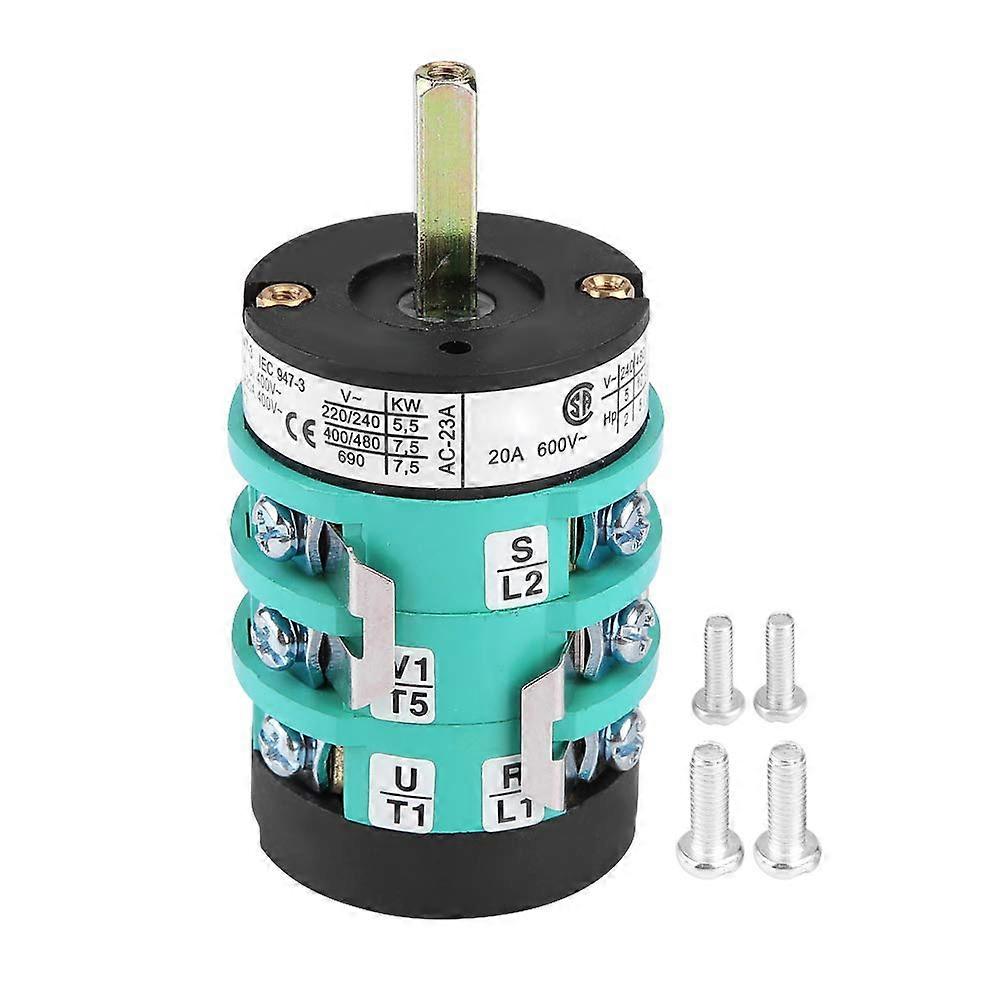 Tyre Changer Switch 220V 380V Motor Forward Reverse Rotary Table Pedal Switch 20A Heavy Duty Compatibility