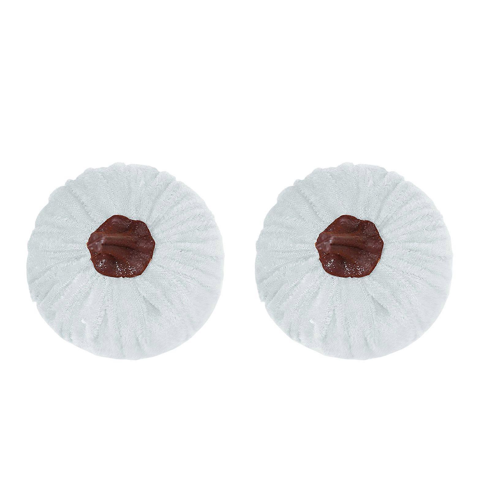 زخرفية مخملية الانتهاء من فو اليقطين الخريف الزينة عيد الشكر حصاد حزب لهجة للاستخدام الداخلي في الهواء الطلق الأبيض