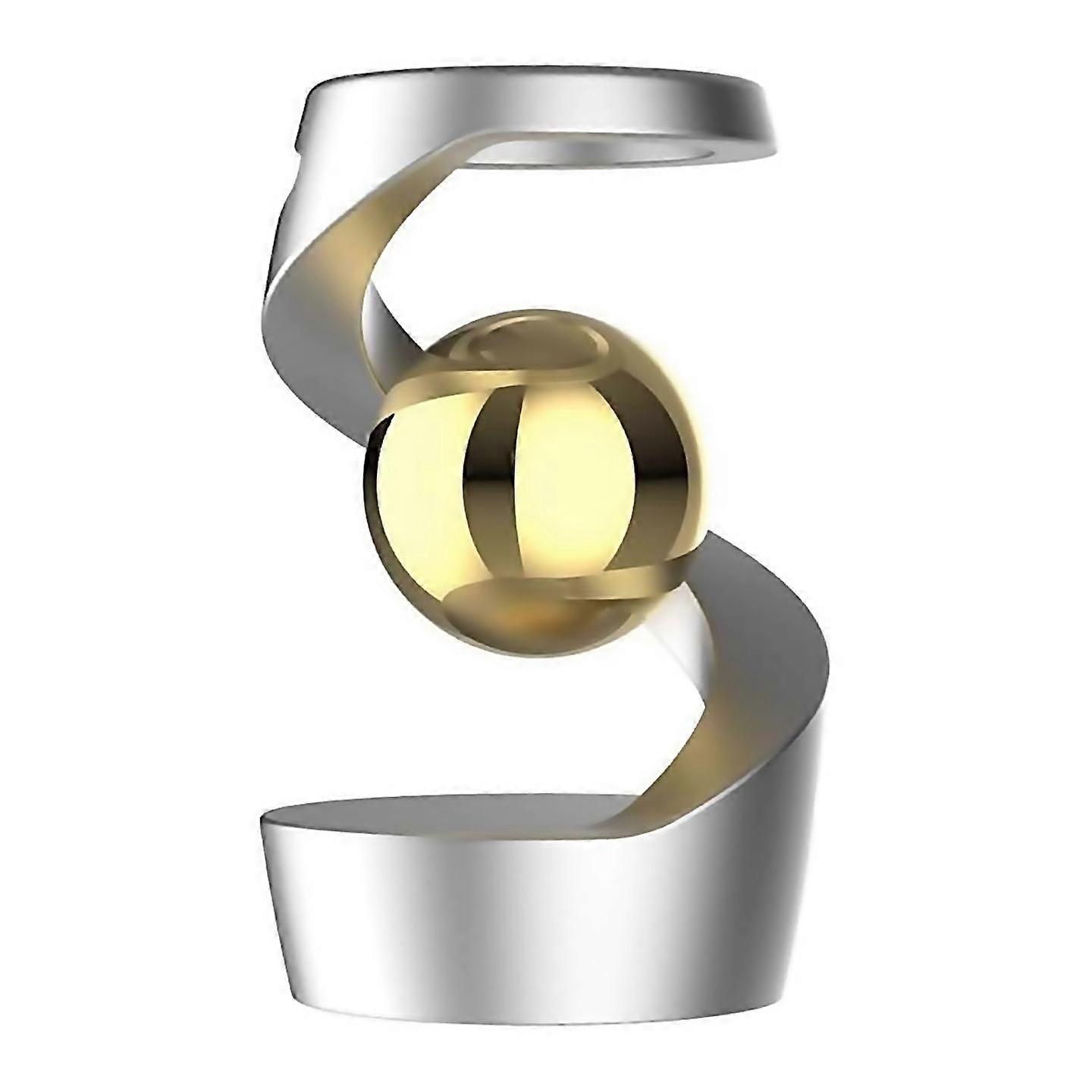 For desktop suspended gyroscope defying desk