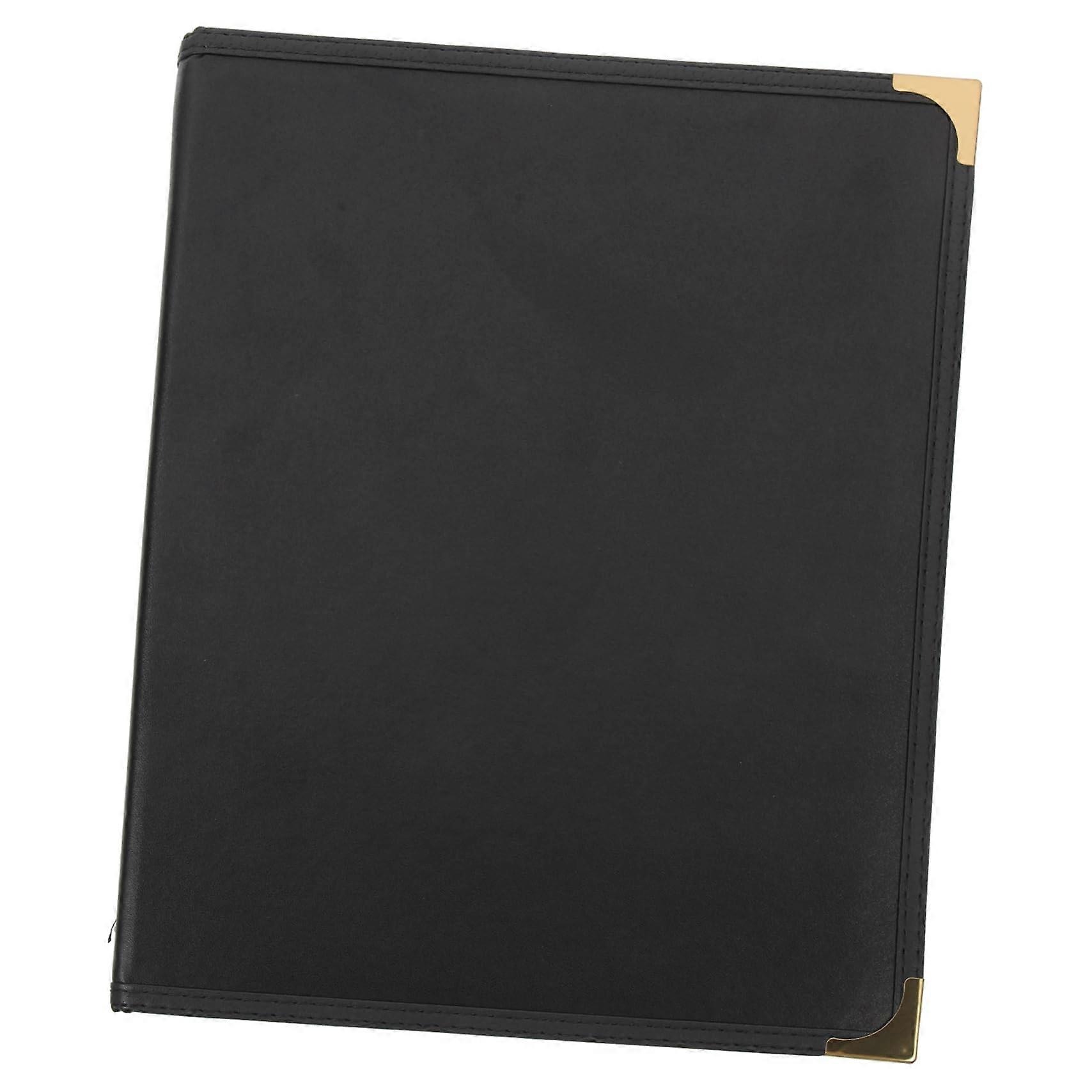 PVC Transparent Menu Cover for Restaurants, Bars, and Hotels - Sturdy Menu Binder with Side Insert for Menus and Price Lists