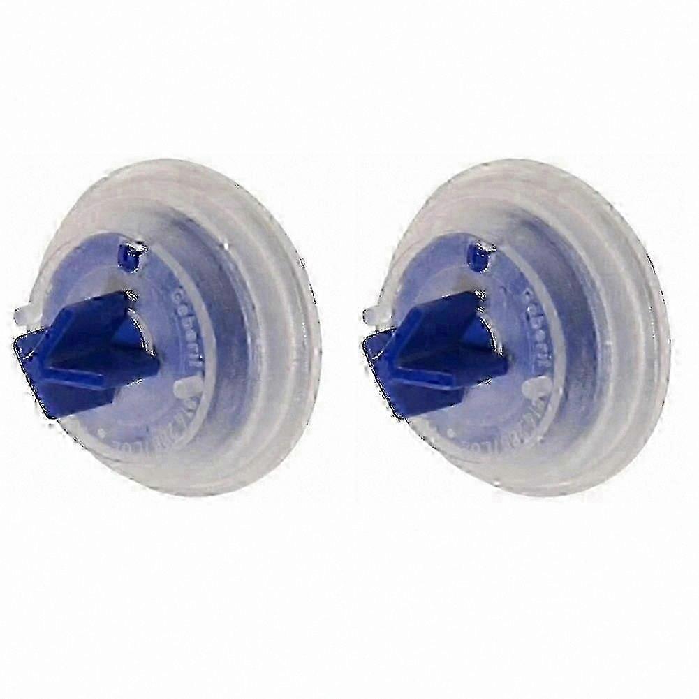 2-Pack Universal Toilet Cistern Stop Valve and Diaphragm Washer Replacement Kit for Flush Tanks