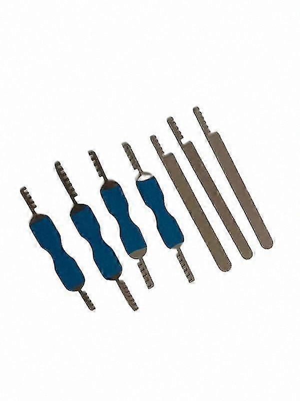 7-Piece Stainless Steel Lock Combing Tool Set