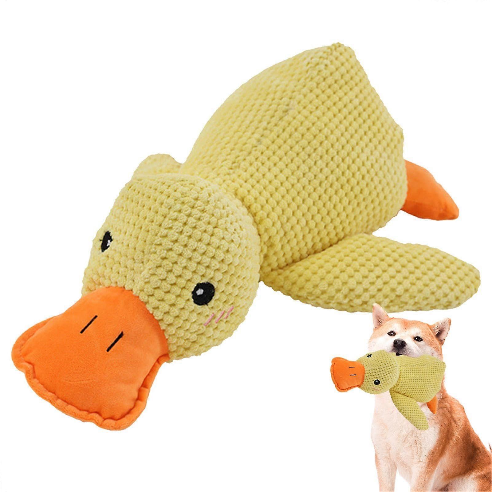 Quack Quack Duck Dog Toy, Squeaky Interactive Dog Toys, Soft Plush Stuffed Chew Doll For Dogs