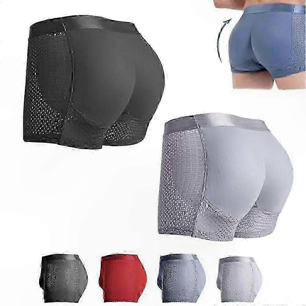 Men's Supportive Mesh Underwear with Hip Lift and Padding