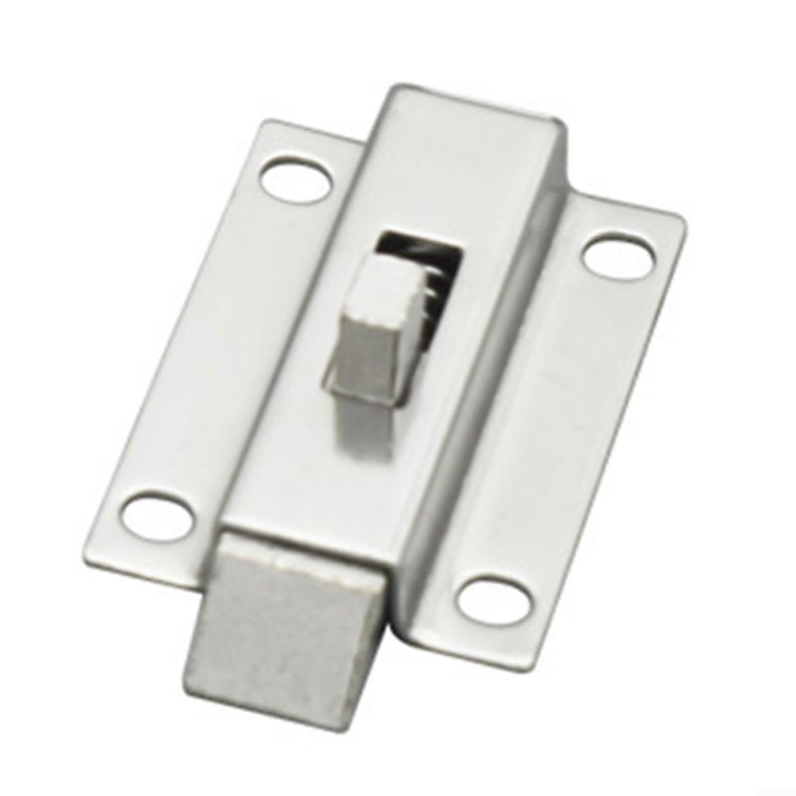 Springloaded stainless steel telescopic latch with reverse tongue locking