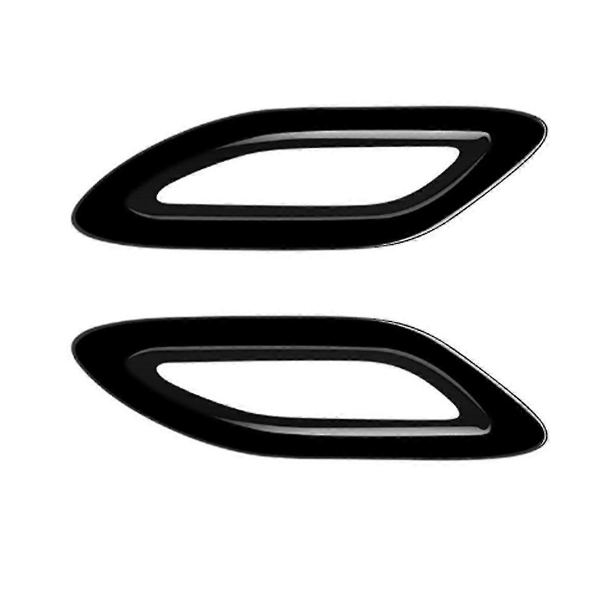 Car Bright Black Rear Tail Fog Light Lamp Frame Cover Trim for Alphard 40 Series Car Accessories 2023