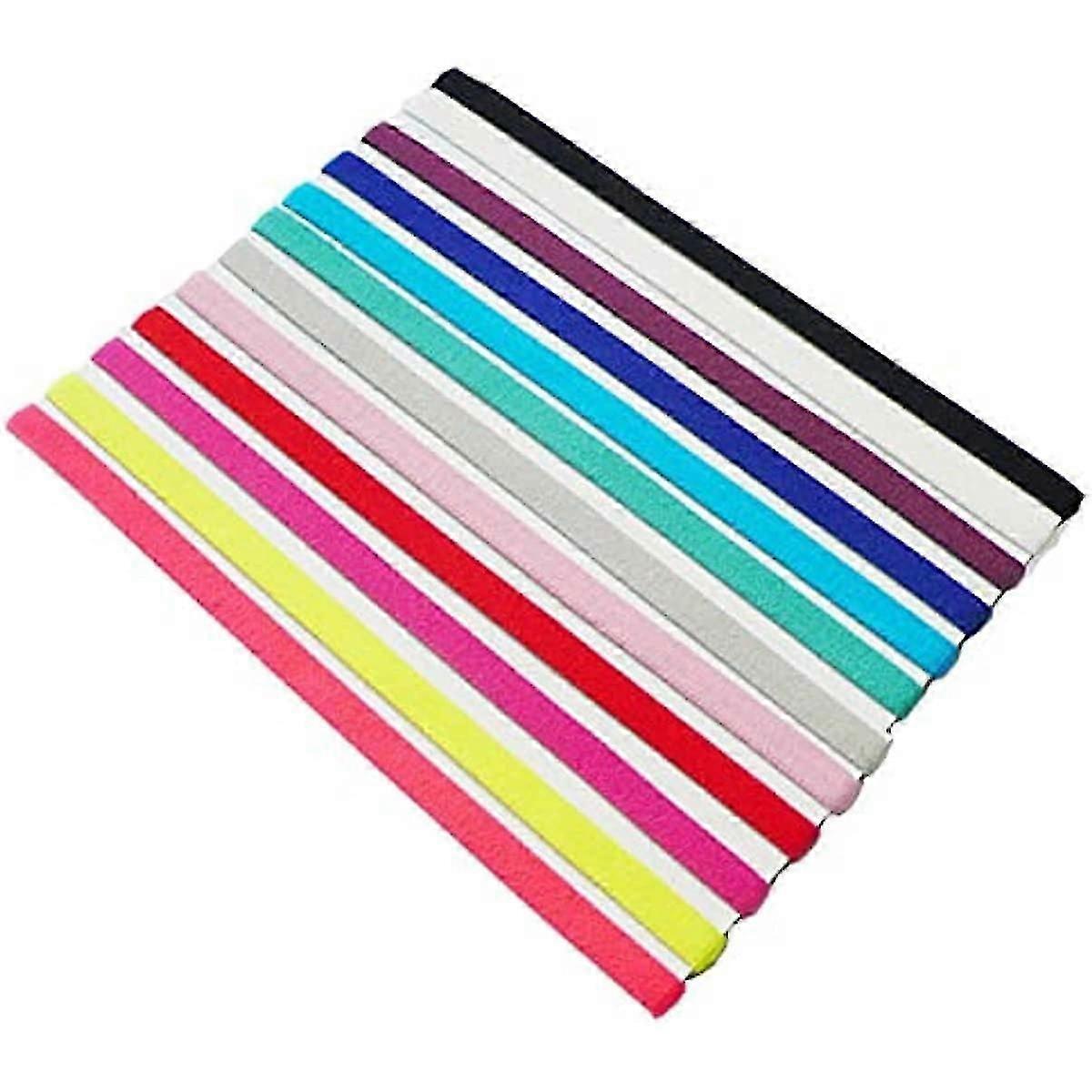 Adult (unisex) 12Pcs Sports Elastic Anti-slip Headbands