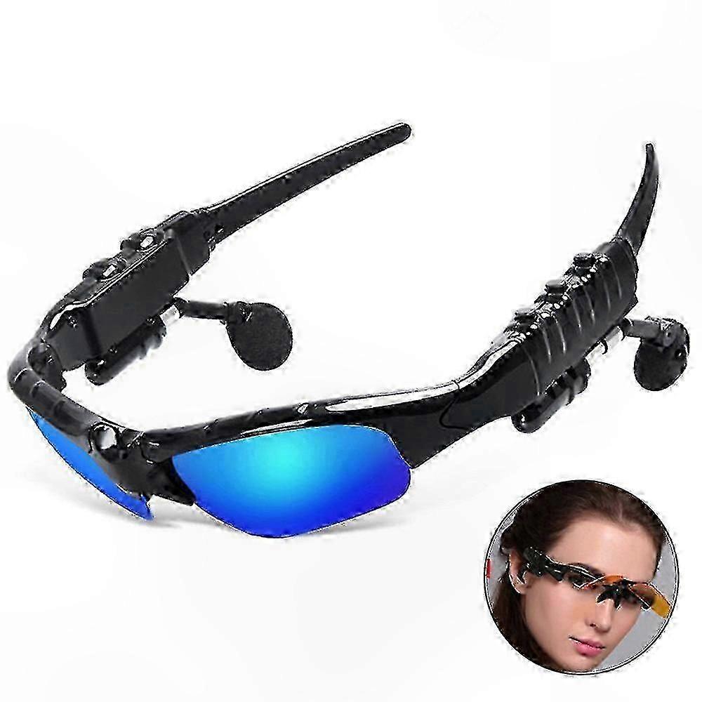 Polarized Bluetooth Sunglasses with Built-in Microphone for Outdoor Activities